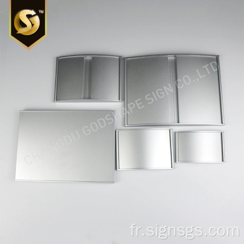 Signe de profils de plaque incurvée en aluminium de plaque de porte de bureau